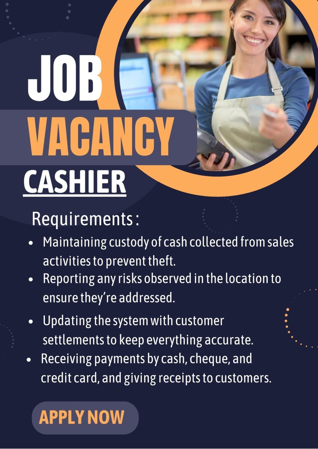Cashier Job At Juma Al Majid Holding Group In Dubai JobFinderGlobal